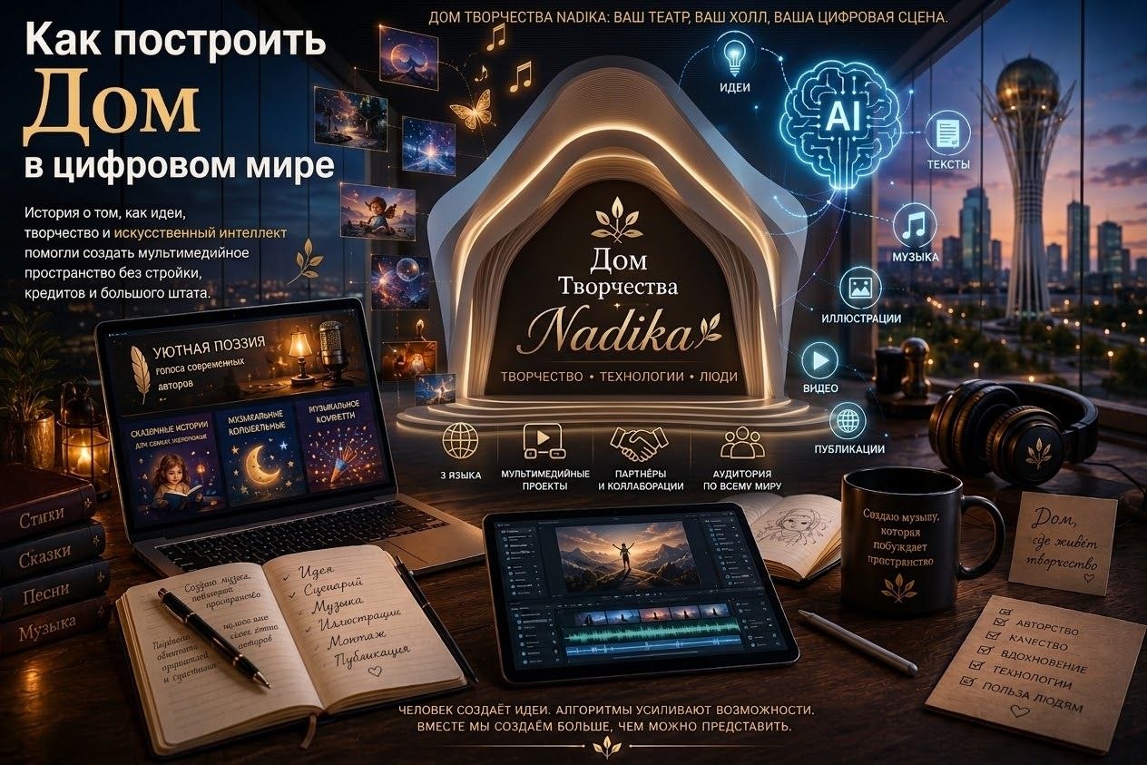 Концепция цифрового Дома творчества Nadika